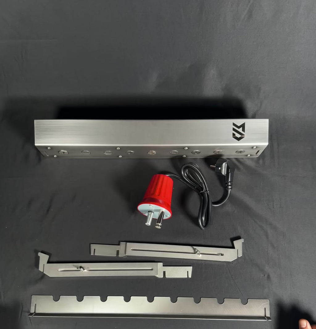 70cm Elektrischer Spießdreher-Aufsatz für 13 Spieße