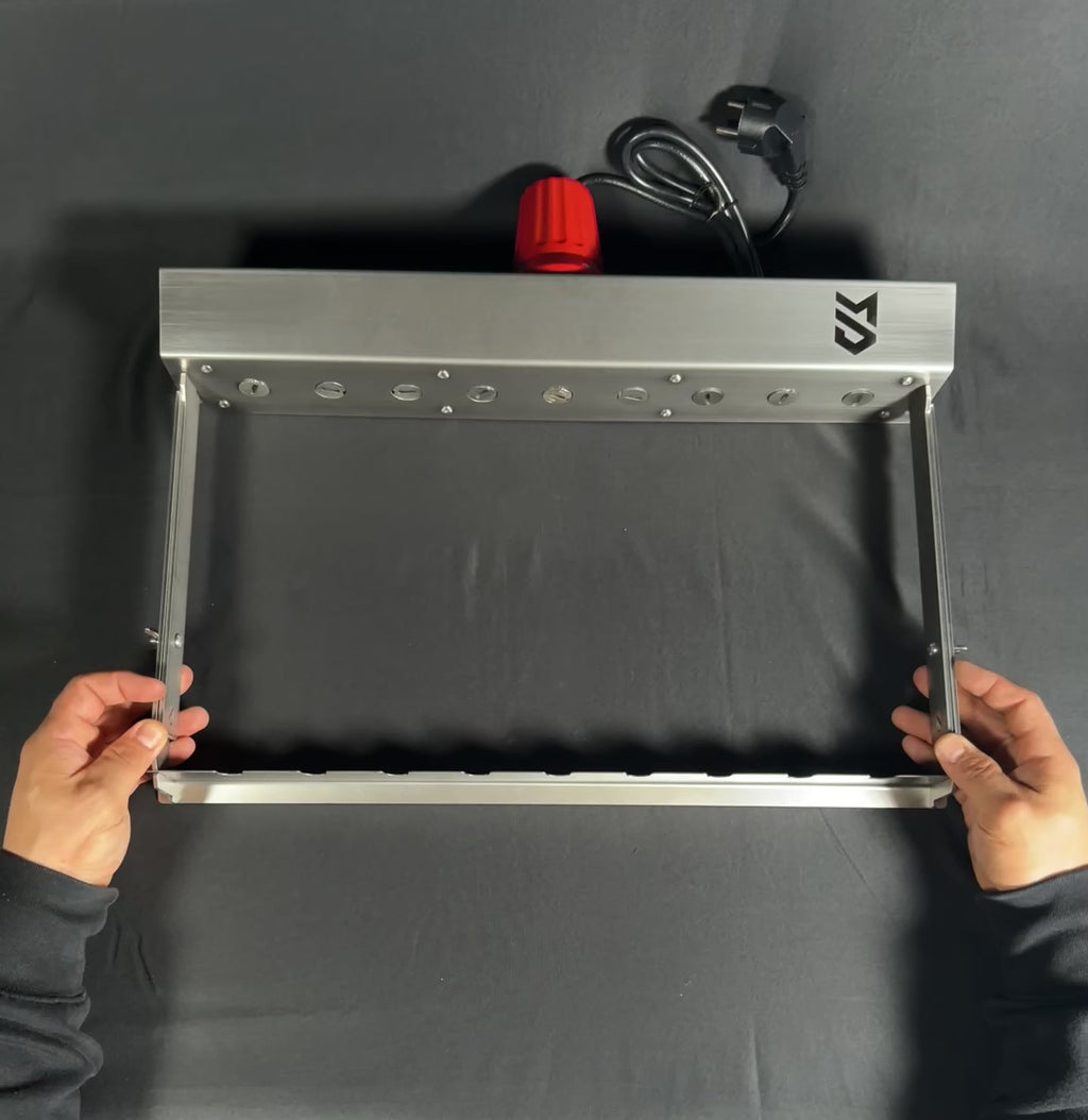 50cm Elektrischer Spießdreher-Aufsatz für 9 Spieße