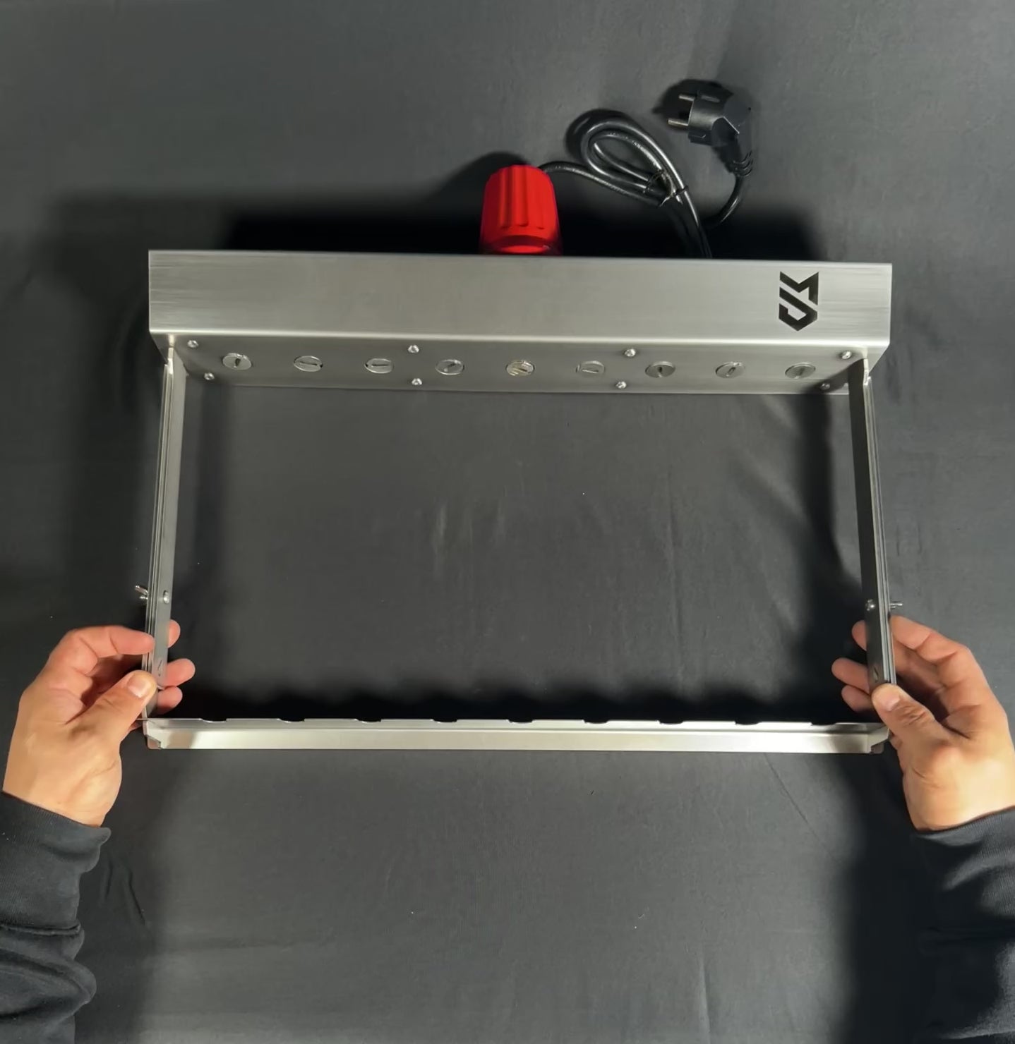 50cm Elektrischer Spießdreher-Aufsatz für 9 Spieße